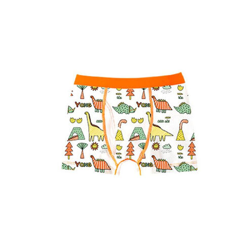 Cuecas Boxer de Algodão de Alta Qualidade para Meninos Adolescentes com Estampa de Moda - Boxer Infantil Fofo com Desenho Animado