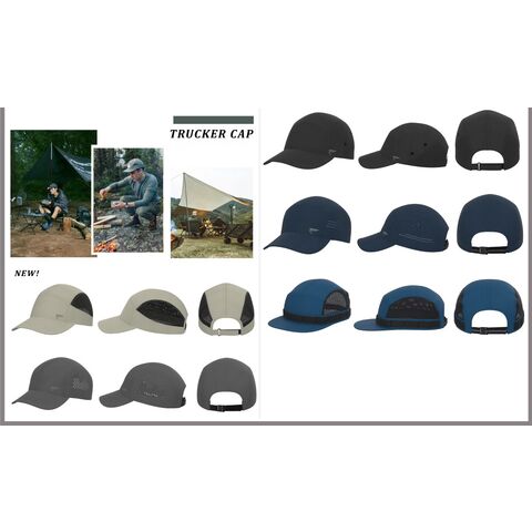Gorra Snapback de 5 Paneles de Nylon Ligero con Insignia Tejida Personalizada de Alta Calidad y Estilo de Diseñador