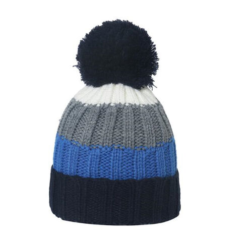 Factory direct sale winter versatile thermal caps plush Knitted cap