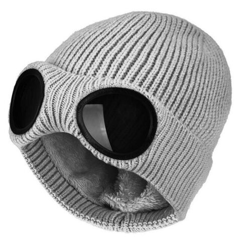 Factory direct sale winter versatile thermal caps plush Knitted cap