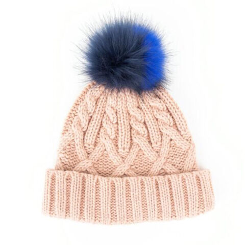 Factory direct sale winter versatile thermal caps plush Knitted cap