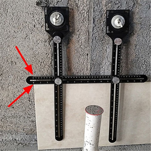 Règle Jauge d'Angle Numérique Haute Qualité Durable pour Carrelage avec Échelle de Mise à Niveau - Utilisation Variée en Acier