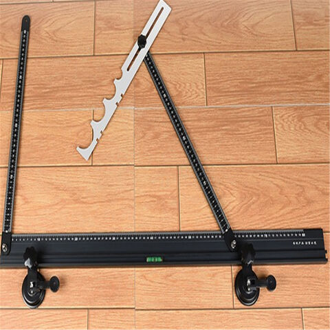 Règle Jauge d'Angle Numérique Haute Qualité Durable pour Carrelage avec Échelle de Mise à Niveau - Utilisation Variée en Acier