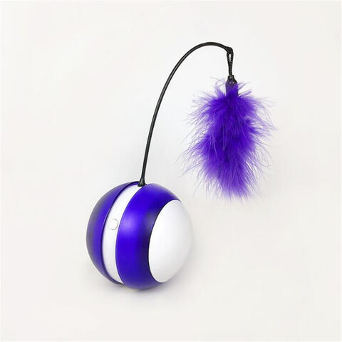 Jouet électrique pour chat LED Tumbler Funny Cat Ball - Balle automatique amusante pour chat