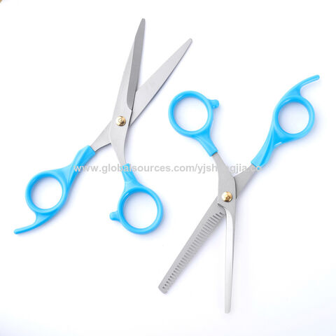 Tijeras de peluquería profesionales de acero inoxidable de alta calidad con mango elegante y personalizado para barberos