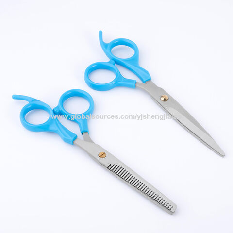 Tijeras de peluquería profesionales de acero inoxidable de alta calidad con mango elegante y personalizado para barberos