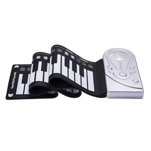Piano Enrollable Portátil de 61 Teclas, Diseño Flexible de Silicona para Niños