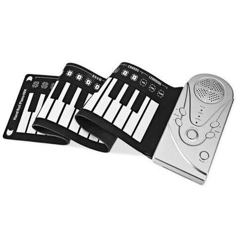 Piano Enrollable Portátil de 61 Teclas, Diseño Flexible de Silicona para Niños