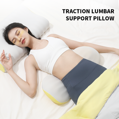 Almofada de pescoço para carro e suporte lombar em espuma de memória para terapia nas costas, ideal para dormir no carro, cadeira de escritório e cama.
