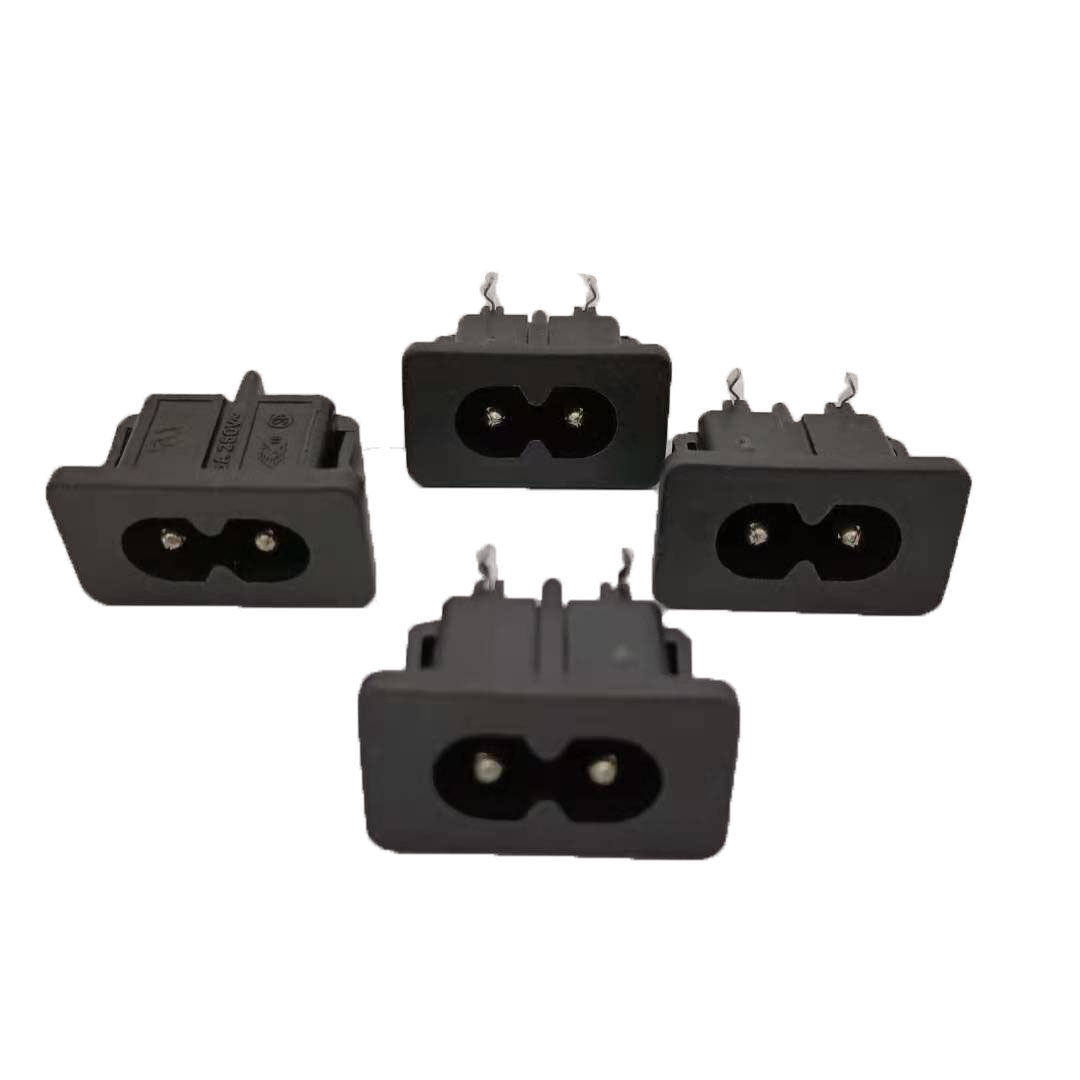 Iec C8 Inlet Ac Power Socket C8 Ac Power Socket Outlet Connector Outlet ...