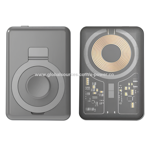 5000mAh Wireless Magsafe Power Bank Magnetische Portable Ladegeräte für iPhone iWatch mit Ständer