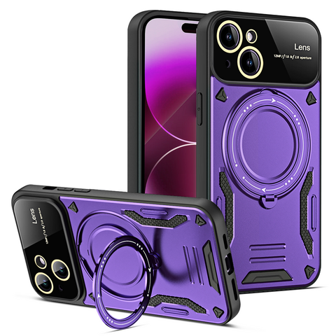 Bestseller: Ringhalter-Handyhülle mit Magnet, TPU+PC für iPhone 16, iPhone 15, 14, 13, 12, 11.