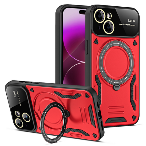 Bestseller: Ringhalter-Handyhülle mit Magnet, TPU+PC für iPhone 16, iPhone 15, 14, 13, 12, 11.