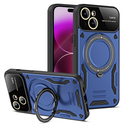 Bestseller: Ringhalter-Handyhülle mit Magnet, TPU+PC für iPhone 16, iPhone 15, 14, 13, 12, 11.