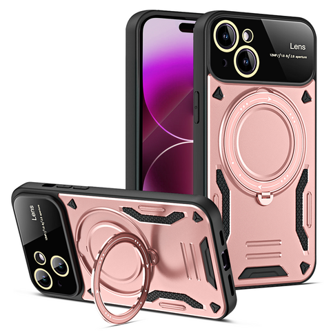 Bestseller: Ringhalter-Handyhülle mit Magnet, TPU+PC für iPhone 16, iPhone 15, 14, 13, 12, 11.