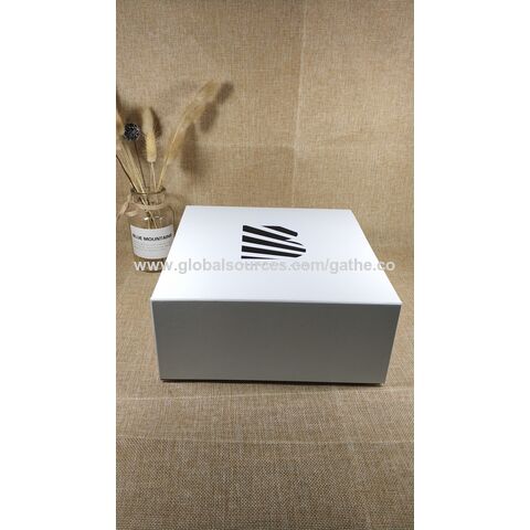 Boîte Cadeau Pliante avec Effet Laser et Design Laser de Haute Qualité, Disponible en Différentes Couleurs - Idéal pour Promotion et Emballage