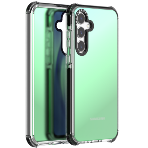 Coque de téléphone rigide en PC antichoc à spectre coloré dégradé arc-en-ciel de haute qualité pour Samsung Série A35