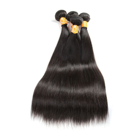 Venda quente de tecelagem de cabelo virgem peruano liso 100% humano de vison cru