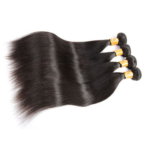 Venda quente de tecelagem de cabelo virgem peruano liso 100% humano de vison cru