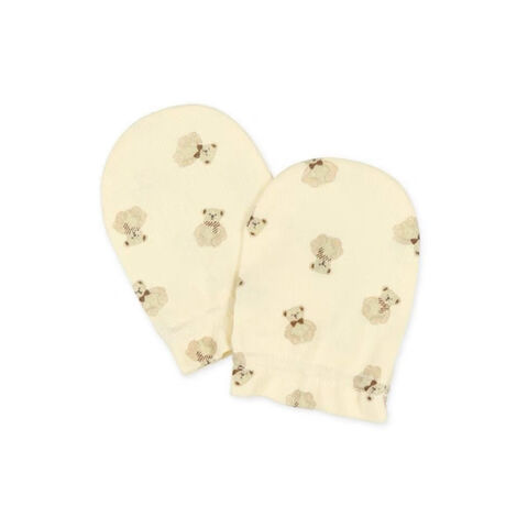 Guantes de protección facial antiarañazos para bebés recién nacidos, cuatro estaciones, de fibra de bambú, con precio personalizado de fábrica y ultra cómodos