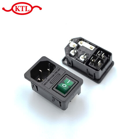 Enchufe de alimentación AC 10A 250V HD14-9P1 de 3 pines a precio de fábrica económico