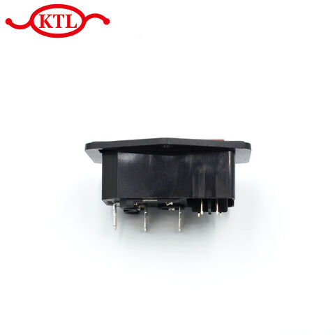 Tomada de alimentação CA 250V, 3 pinos HD14-7P com interruptor de balancim, direto do fabricante
