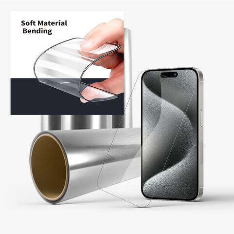 Personalizado Cualquier Tamaño Alta Definición Anti-Huella Digital Scratche Resistencia PVD Anti-Choque Película de Teléfono Móvil