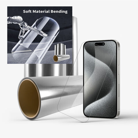 Personalizado Cualquier Tamaño Alta Definición Anti-Huella Digital Scratche Resistencia PVD Anti-Choque Película de Teléfono Móvil