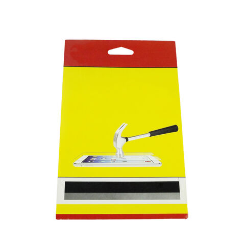 Embalaje OEM Personalizado con Logotipo a Color en Papel de Arte para Protector de Pantalla de Vidrio Templado de Teléfono Móvil