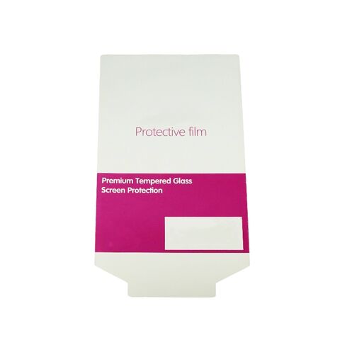 Embalaje OEM Personalizado con Logotipo a Color en Papel de Arte para Protector de Pantalla de Vidrio Templado de Teléfono Móvil
