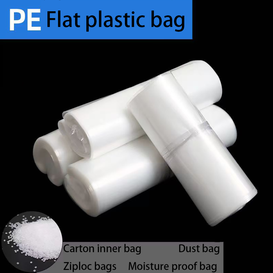 Pe Flat Pocket Plastic Bag High Pressure Transparent Packaging Bag ...