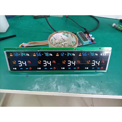 Módulo de Pantalla LCD Monocromo COB Personalizado con Retroiluminación Positiva Negativa TH HTN FSTN VA para Módulos LCD de Segmento