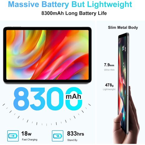 DOOGEE T20 Tablet 10.4" Pantalla 2K Vívida 256GB+15GB Tablet Android Altavoces Cuádruples Hi-Res Tablet Gaming Octa-core 8300mA 2024