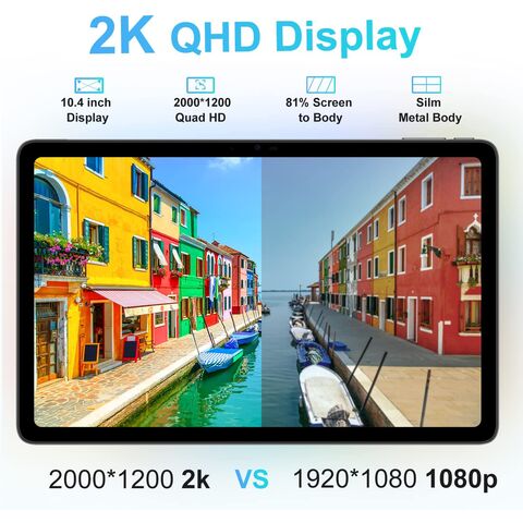 DOOGEE T20 Tablet 10.4" Pantalla 2K Vívida 256GB+15GB Tablet Android Altavoces Cuádruples Hi-Res Tablet Gaming Octa-core 8300mA 2024