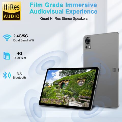 DOOGEE T20 Tablet 10.4" Pantalla 2K Vívida 256GB+15GB Tablet Android Altavoces Cuádruples Hi-Res Tablet Gaming Octa-core 8300mA 2024