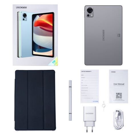 DOOGEE T20 Tablet 10.4" Pantalla 2K Vívida 256GB+15GB Tablet Android Altavoces Cuádruples Hi-Res Tablet Gaming Octa-core 8300mA 2024