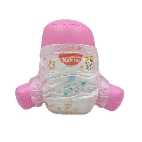 Couches-culottes jetables pour bébés, douces, double protection anti-fuites, couches pour bébés en gros, prix bon marché, ultra-minces, respirantes et imperméables