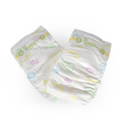 Couches-culottes jetables pour bébés, douces, double protection anti-fuites, couches pour bébés en gros, prix bon marché, ultra-minces, respirantes et imperméables