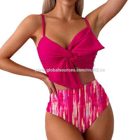 Nuevos bikinis divididos de estilo europeo y americano para mujer, trajes de baño de venta al por mayor más vendidos del fabricante de bikinis.