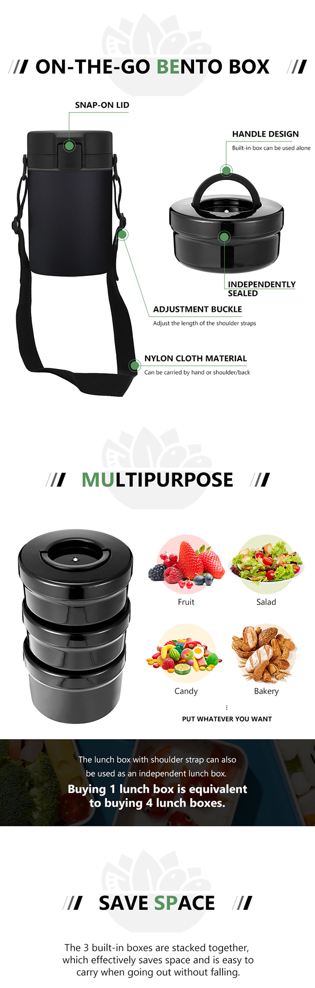 Wholesale Odm 1220ml 1470ml Double Wall Stainless Steel Insulated Food ...