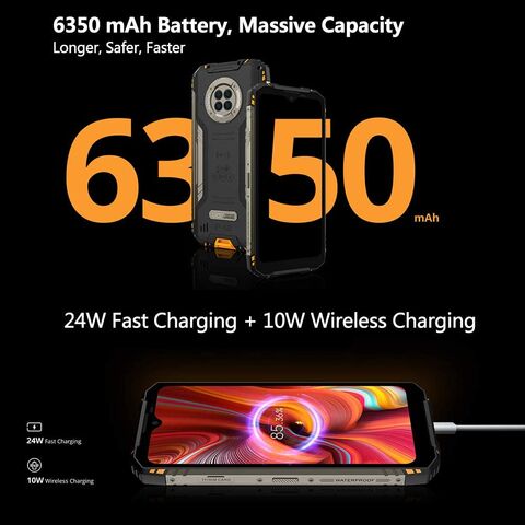Smartphone Robusto 2024 OEM ODM GT 8GB+256GB MTK G95 Android 12 Celular Smartphone IP68 IP69K Telefone Android Portátil
