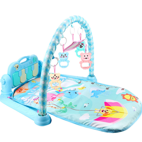 Tapete de Juego Musical para Bebé Multifuncional con Juguetes Colgantes JX