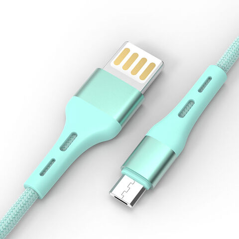 Cable USB a Micro USB Reversible, Soporta Carga de 5V 3A y Sincronización de Datos 2024