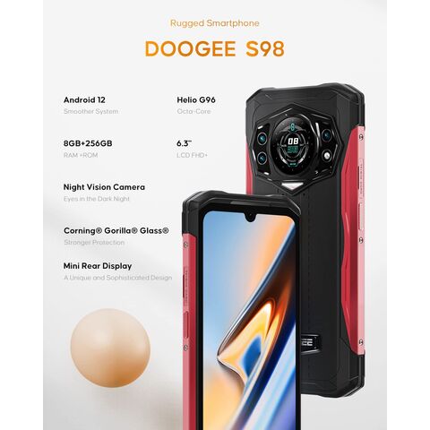 Teléfono 4G Robusto IP68 IP69K 8GB+256GB, Smartphone 6.3'' FHD+ con Notch de Gota, Android 12, Servicios OEM ODM SKD Disponibles