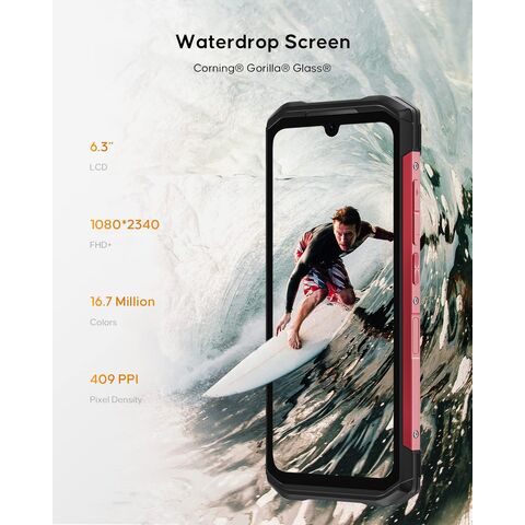 Teléfono 4G Robusto IP68 IP69K 8GB+256GB, Smartphone 6.3'' FHD+ con Notch de Gota, Android 12, Servicios OEM ODM SKD Disponibles