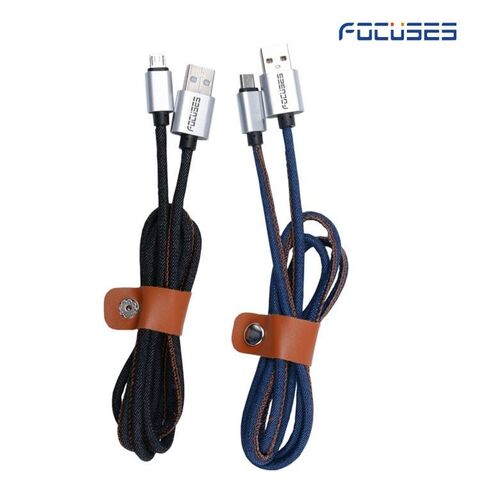 Cable de carga micro USB trenzado de alta resistencia para teléfono móvil