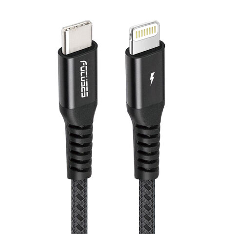 Nylon Braided Focuses C2L cable , USB C Type to Light ning , Type C to iOs Data Cable