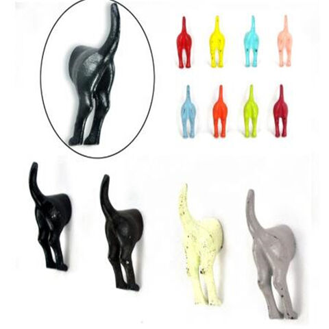 Colgador de Pared de Metal con Diseño de Flamenco para Decoración del Hogar en Varios Colores