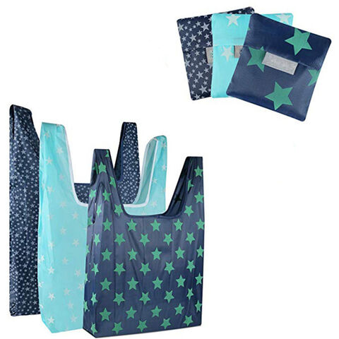 Venta directa de fábrica, bolso plegable, bolsa de compras impermeable y ecológica