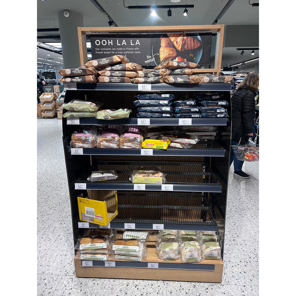 Buy China Wholesale Supermarket Metal Snack Food Bread Racks Stand